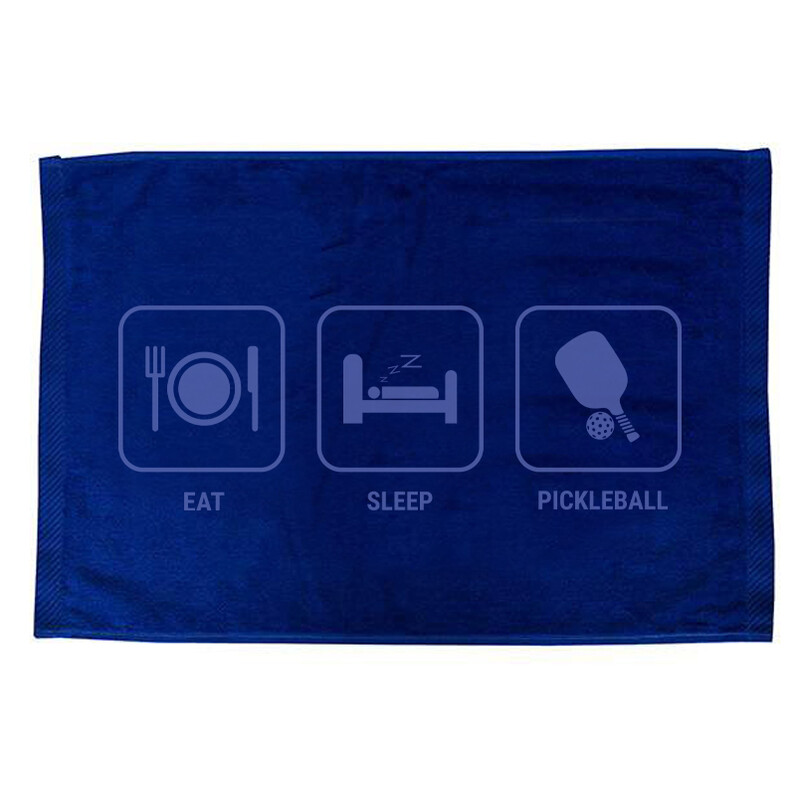 Eat Sleep Pickleball Towel (Royal)