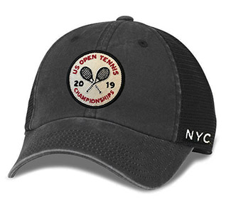 US Open 2019 Raglan Bones Cap (M) Black