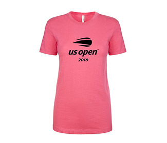 US Open 2018 Official Logo Tee (W) Pink