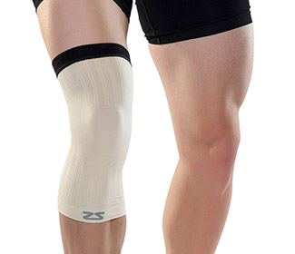 Zensah Compression Knee Support (1x) Beige