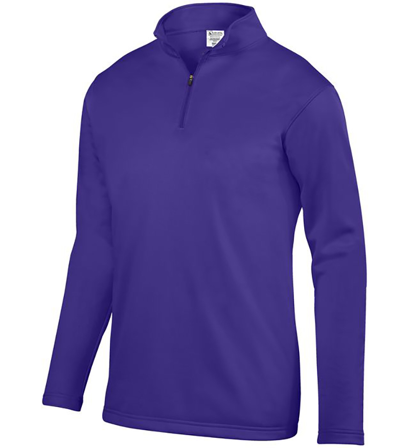 Augusta Wicking Fleece 1/4 Zip Pullover (M) (Purple)