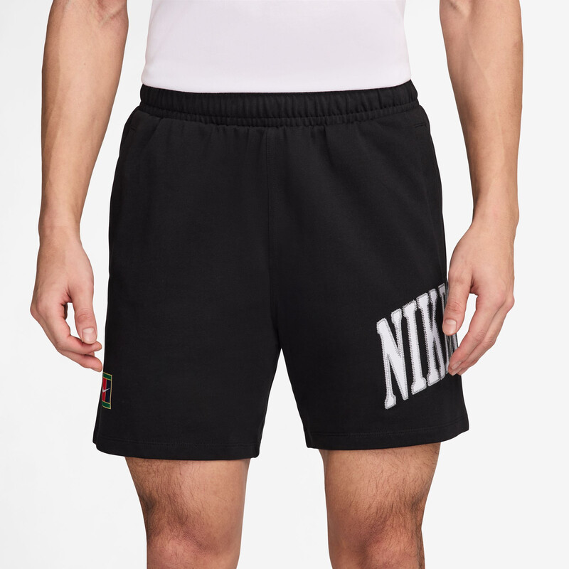 Nike Court Heritage 6" Short (M) (Black)
