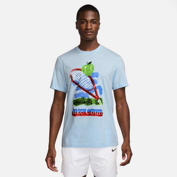 Nike Court US Open Tee (M) (Celestine Blue)