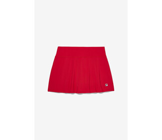 FILA Essentials Long Flirty Skirt (W) (Red)