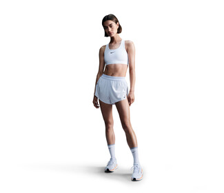Nike Swoosh Medium Support Bra (W) (White)