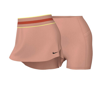 Nike Court Slam Roland Garros Skirt (W) (Pink Quartz)