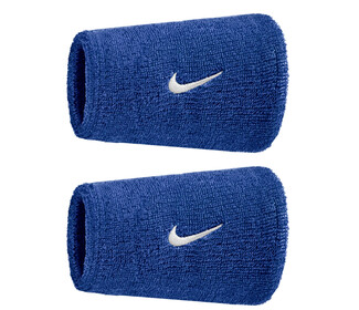 Nike Swoosh Classic Doublewide Wristbands (2x) (Game Royal)