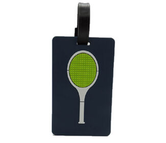 Tennis Bag Tags "Racquet" (1x)