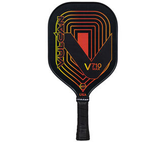 Vulcan V710 Max Pickleball Paddle (Flame Circuit)(Black)